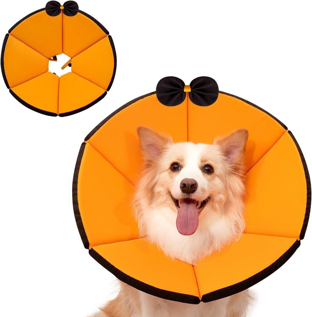 MAXFUT Soft Dog Cone Collar XXL Orange Recovery Protective Collar New